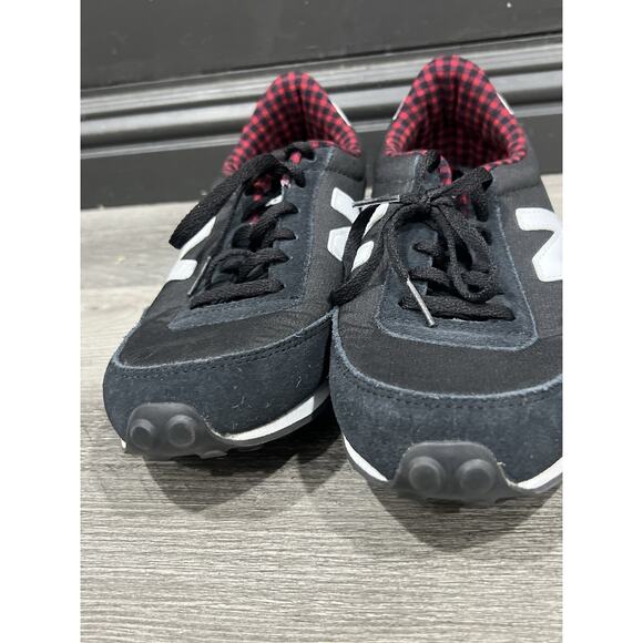 New Balance 410 Black Checkered Plaid Athletic Running Shoes WL410DSC Size 10 - Picture 3 of 6